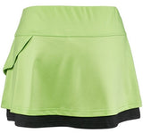 Bolle ~ Women's Twist of Lime Overlay Tennis Skirt (Lime)