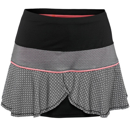 Lucky in Love Off the Grid Off Barcode Flounce Skirt