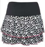 Lucky in Love ~ Tangram Pleated Tier Skirt
