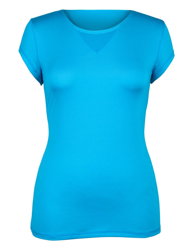 Tail Seaside Glow Narella Short Sleeve Shirt: Women's Tennis Apparel