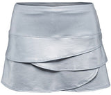 Lucky in Love ~ Metallic (Silver) Scallop Skirt