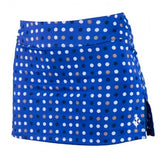 JOFIT ~ Blue Hawaiian Printed Tennis Skirt (Multi Dot)