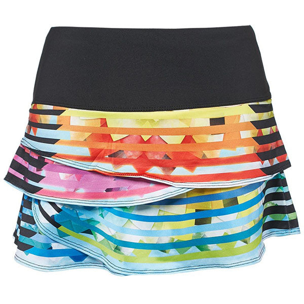 Lucky in Love  ~ Women's Behind the Scenes Scallop Print Skirt
